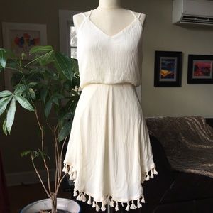 New Soiéblu Cinched Rayon Crinkled Dress